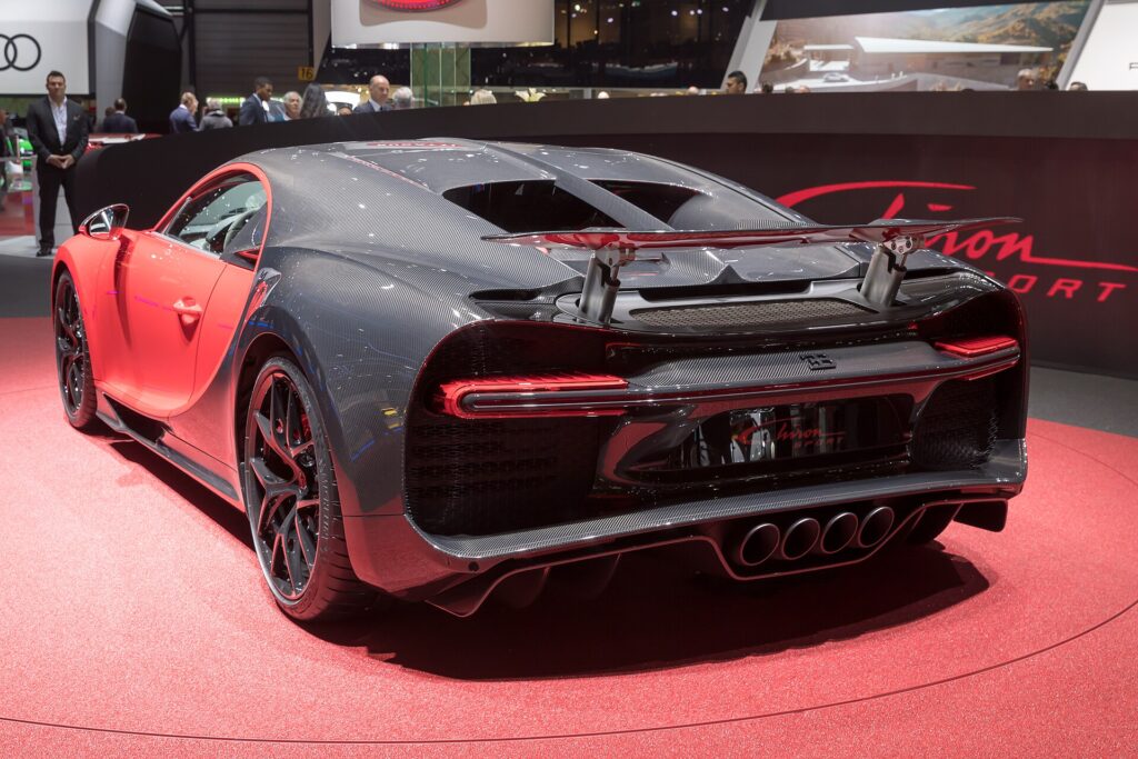 Bugatti Chiron Sport, a version of the Chiron in the Cristiano Ronaldo car collection