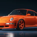 1998 RUF Project Dragon in Dragon Fire Orange, front three-quarter view