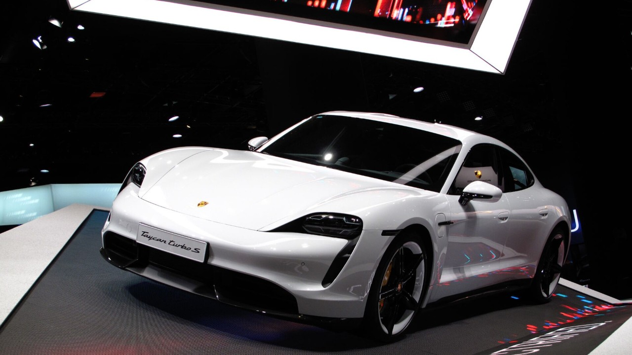Porsche Taycan Turbo S electric sedan